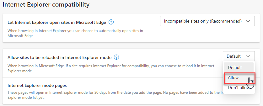 Figure 4 - Turn Compatibility View On